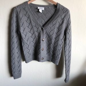 monki cropped cardigan